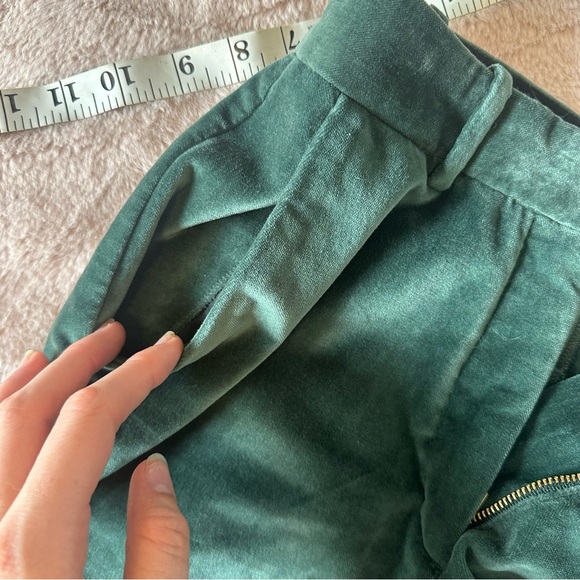 Babaton Atelier- Green Velvet Trousers - Picture 8 of 10